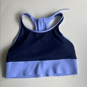 Athleta Navy and Purple Sports Bra